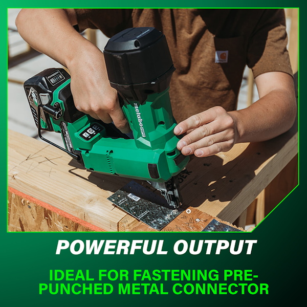 METABO HPT 18V MultiVolt BL 1-1/2" Metal Connector/Joist Hanger Nailer (1x4.0Ah) - Image 6