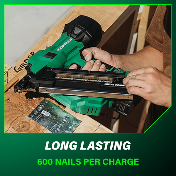 METABO HPT 18V MultiVolt BL 1-1/2" Metal Connector/Joist Hanger Nailer (1x4.0Ah) - Image 7