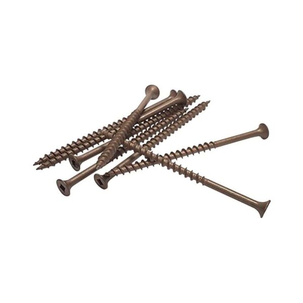 FITSFAST 008620 #8 x 1-1/2" Brown Deck Screws 6000/bx