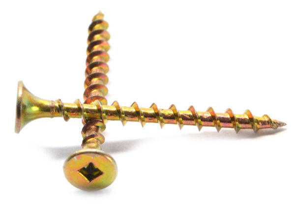 FITSFAST 010012 #8 x 3" 1500/box Yellow Deck Screws