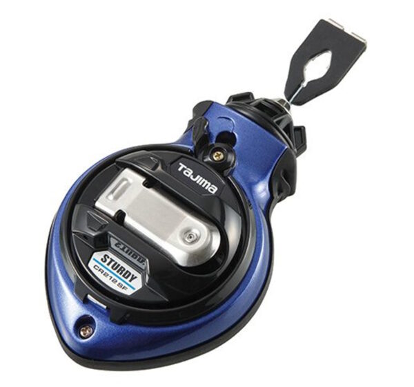 TAJIMA CR212SFB Chalk-Rite Sturdy Blue Chalk Line 0.02 in (0.5mm) x 100ft (30 m)