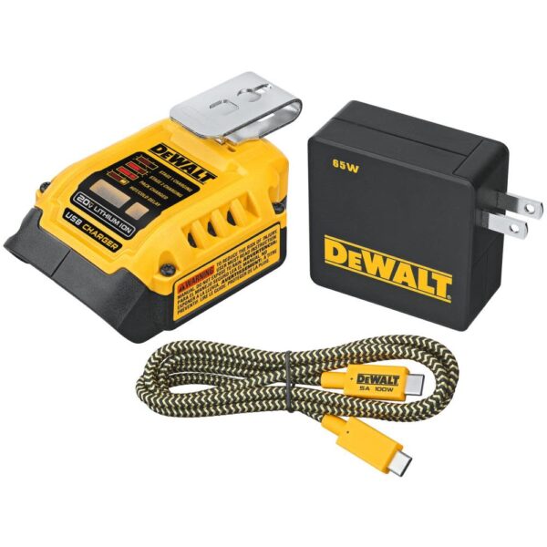 DEWALT DCB094K 20V MAX USB-C Charging System