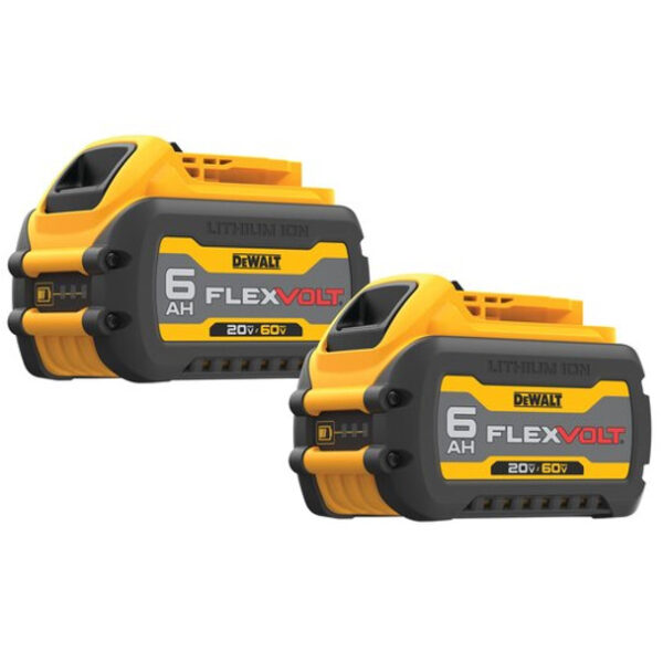 DEWALT DCB606-2 20V/60V MAX 6.0Ah/2.0Ah Flexvolt Battery 2-Pack