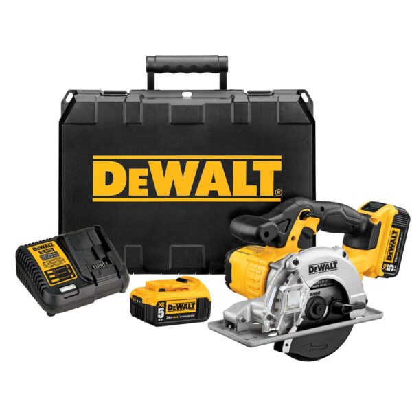DEWALT DCS373P2 20V MAX 5-1/2" Metal Cutting Circular Saw Kit