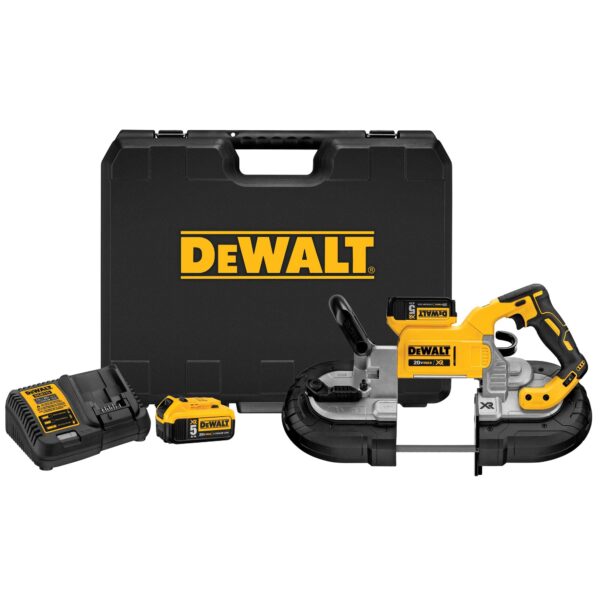 DEWALT DCS374P2 20V MAX XR 5" Capacity Deep Cut Bandsaw Kit w/2 - 5.0Ah Batterie