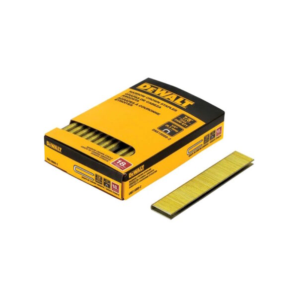 DEWALT DNS18088-2 Staples 18ga 1/4" Narrow Crown x 7/8" Galv 2500/bx