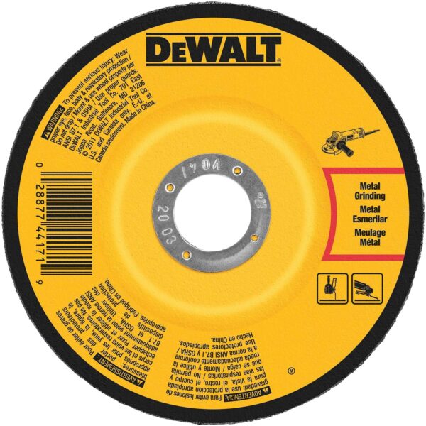 DEWALT DW4543 Fast Metal Grinding 5" 1/4"x7/8