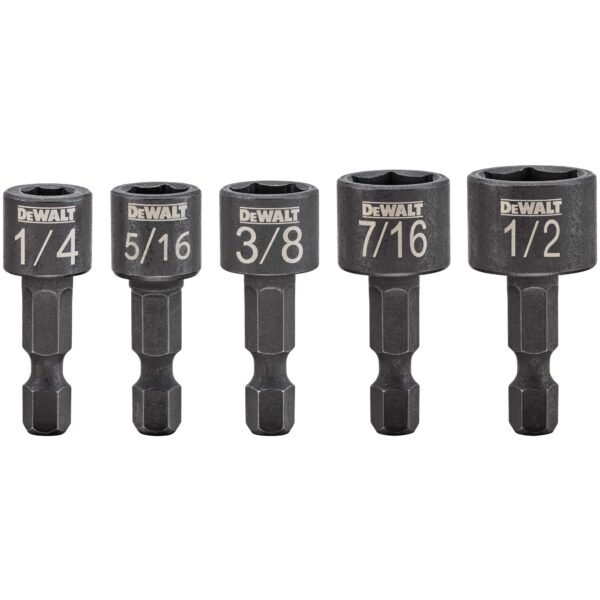 DEWALT DWAIND-5 5PC Compact Nut Driver Set