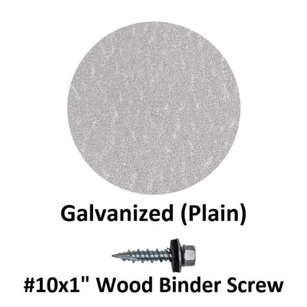 S1G #10x1" Wood Binder Screws Galvanized Bag/250