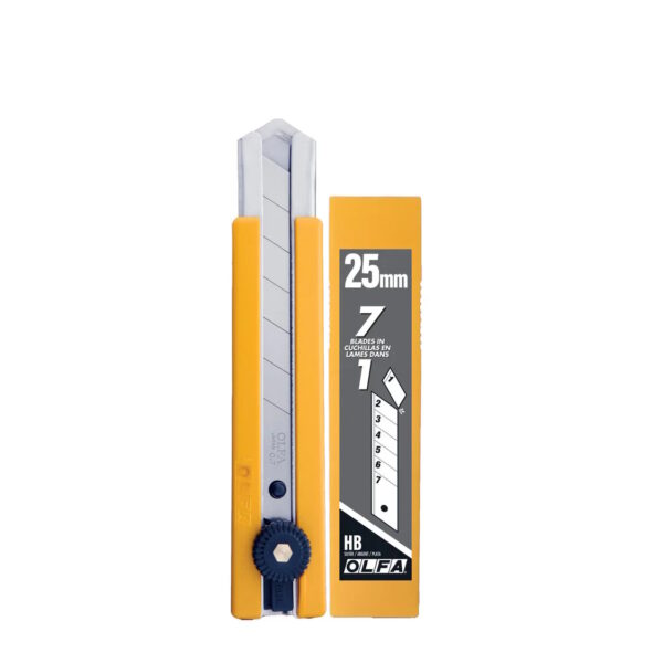 OLFA 1150102 Promo Pack - 25mm Classic Ratchet Knife w/ 10 Pack of Blades