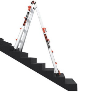 LITTLE GIANT Velocity 15417-303 9'-15' Alum Articulating Step/Extension Ladder