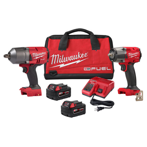 MILWAUKEE 2988-22R M18 FUEL Auto 2Pc Impact Wrench Combo Kit