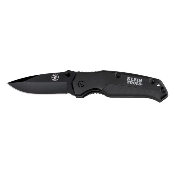 KLEIN 44220 Pocket Knife, Black, Drop Point Blade