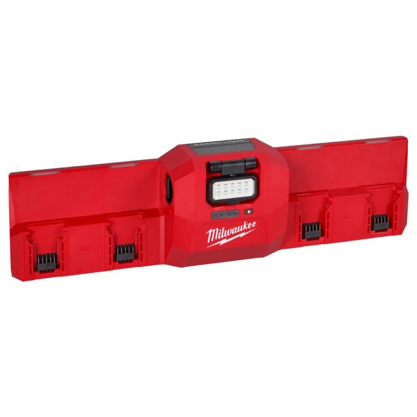 MILWAUKEE 48-59-1804 M18 & M12 Gangbox Rapid Charger w/ 4 bays and 2 USB-C Ports