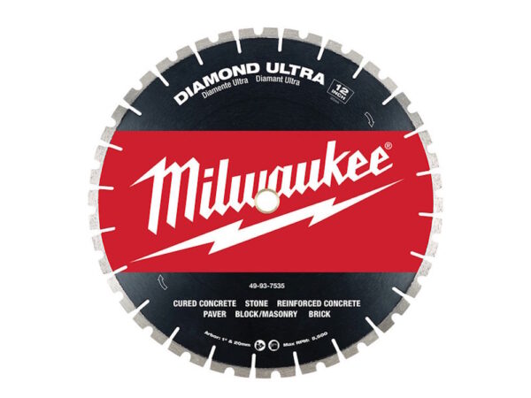 MILWAUKEE 49-93-7535 12" Diamond High Speed Segmented