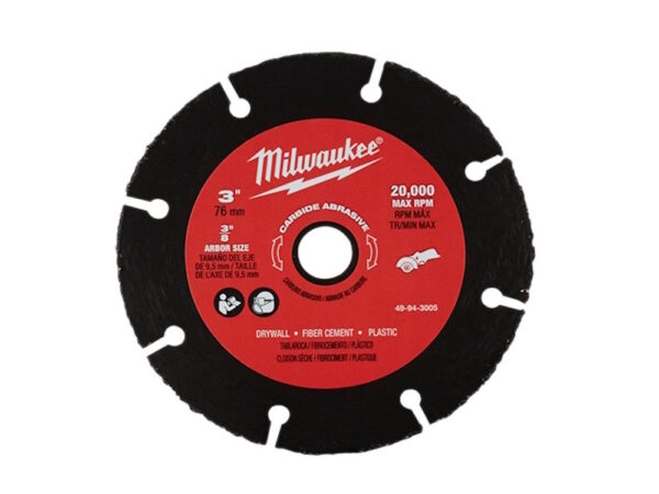 MILWAUKEE 49-94-3005 3" Carbide Abrasive Blade