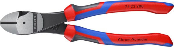 KNIPEX 74 22 200 SBA Needle-Nosed Pliers w/ Side Cutter 8"