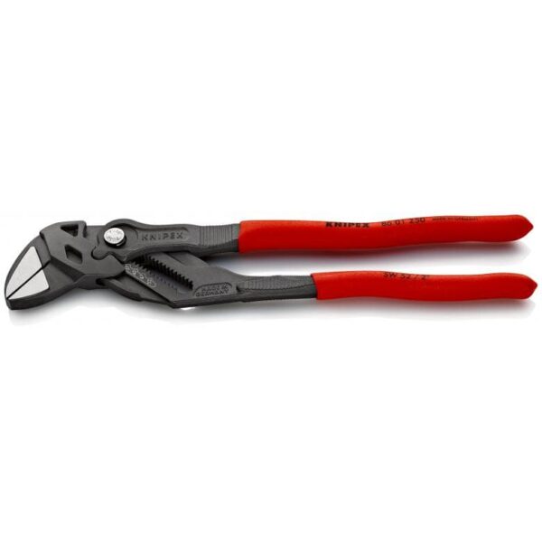 KNIPEX 86 01 250 SBA Pliers Wrench Black Ultra Thin w/Adjustment Scale 10" 2"Cap