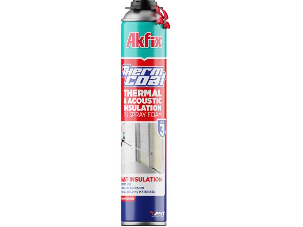 AKFIX Thermcoat Thermal & Acoustic Insulation Pu Spray Foam (Gun Use)