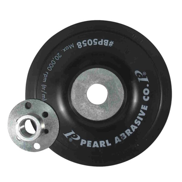 PEARL BP5058 5 x 5/8-11 Backup Pad for Fiber Discs, Smooth-Faced