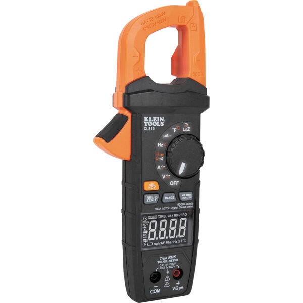 KLEIN CL810 Digital Clamp Meter  600 Amp, 1000V AC/DC Auto-Ranging w/ work light