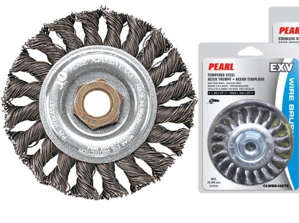 PEARL CLWBK458TE 4" EXV Knot Wire Wheel Regular Twist