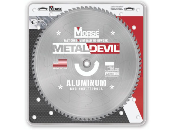 MK MORSE CSM964FNFC Circular Saw Blade 9"Aluminum & Non Ferrous 72T 1"Arbour