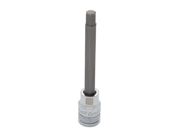 DYNAMIC TOOLS D006407 3/8" Drive 7mm Hex Bit Socket Long