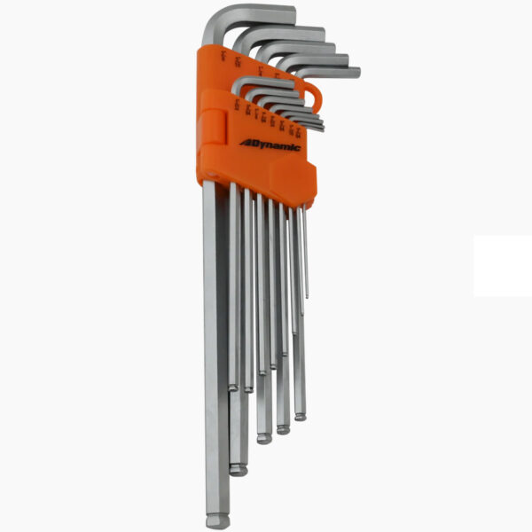 DYNAMIC TOOLS D043211 13Pc SAE Extra Long Hex Key Set