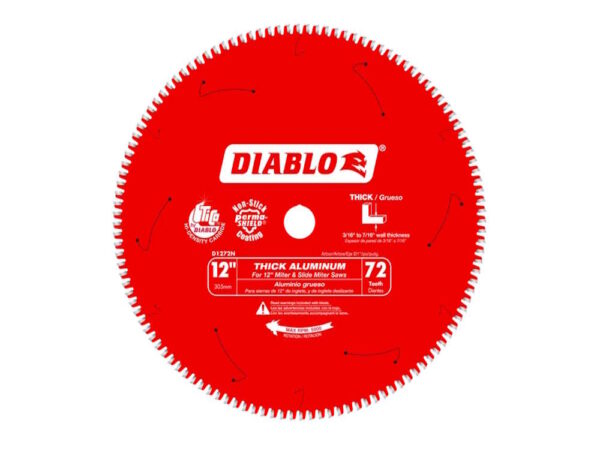 DIABLO D1272N 12" x 72T Thick Aluminum Cutting Saw Circular Saw Blade