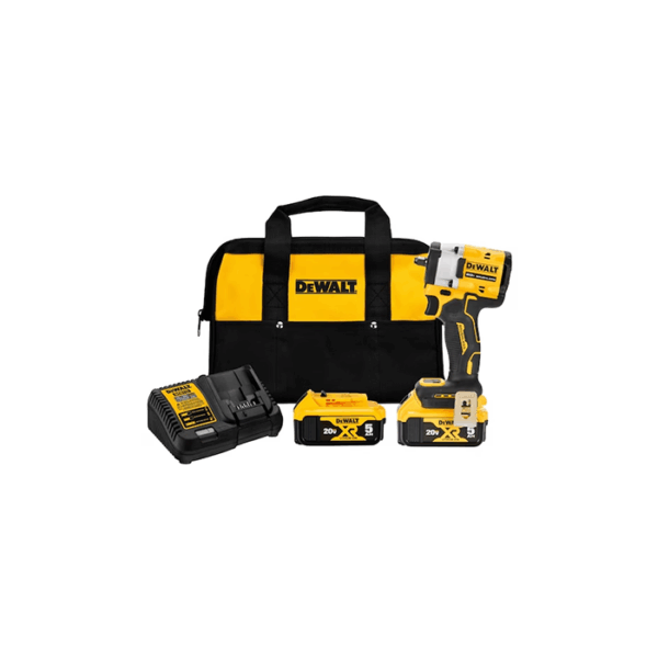 DEWALT DCF923P2 20V MAX Atomic 3/8" Impact Wrench w/Hog Ring Anvil Kit