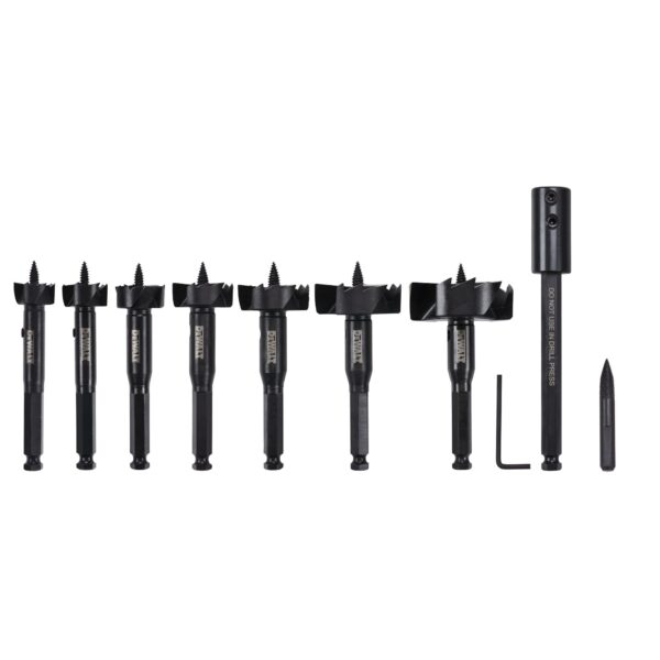 DEWALT DW1649 8Pc Self Feed Kit w/7/16 Quick Change Shank