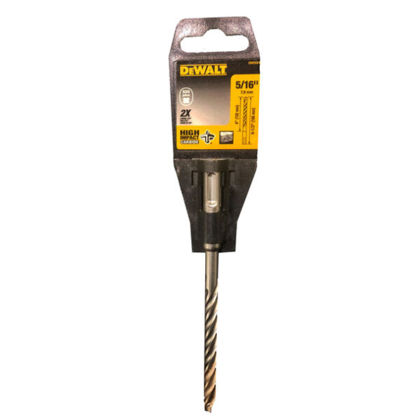 DEWALT DW5524 5/16"x4"x6-1/2" Solid Rock Carbide SDS+ Bit