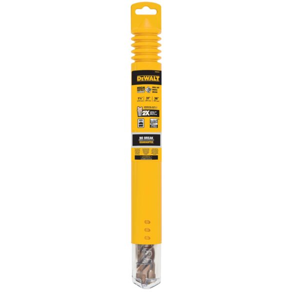 DEWALT DW5824 Concrete Drill Bit - 1-1/4" x 10" x 15" 4 Cutter SDS MAX