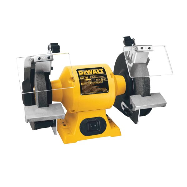 DEWALT DW758 8" (205mm) Bench Grinder - 3/4 HP 3600 rpm 4.2 AMPS