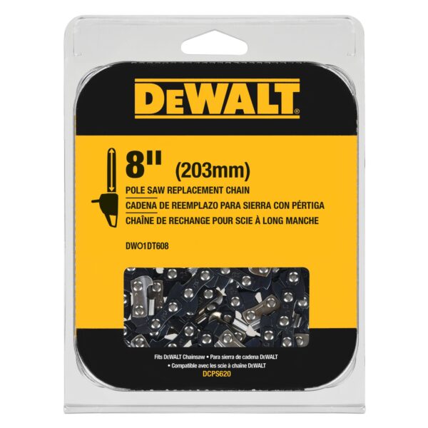 DEWALT DWO1DT608 8" Polesaw Chain Replacement
