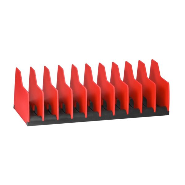 ERNST 5500 No-Slip 10 Tool Plier Organizer - Red/Black