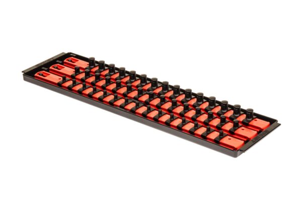ERNST 8450 3 Rail Twist Lock Socket Boss 18" Red - 1/4" 3/8" & 1/2"