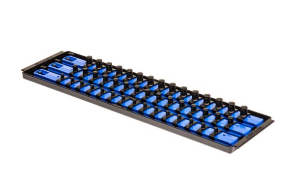 ERNST 8451 3 Rail Twist Lock Socket Boss 18" Blue - 1/4" 3/8" & 1/2" - Image 2