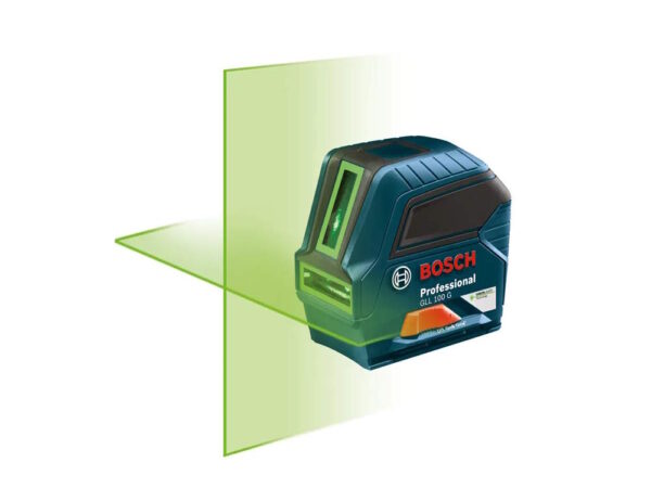 BOSCH GLL 100G Green-Beam Self-Leveling Cross-Line Laser