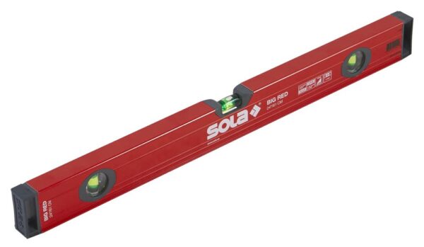SOLA LSB24 24" LEVEL Big Red Box Beam 60% magnification and luminous focus vials