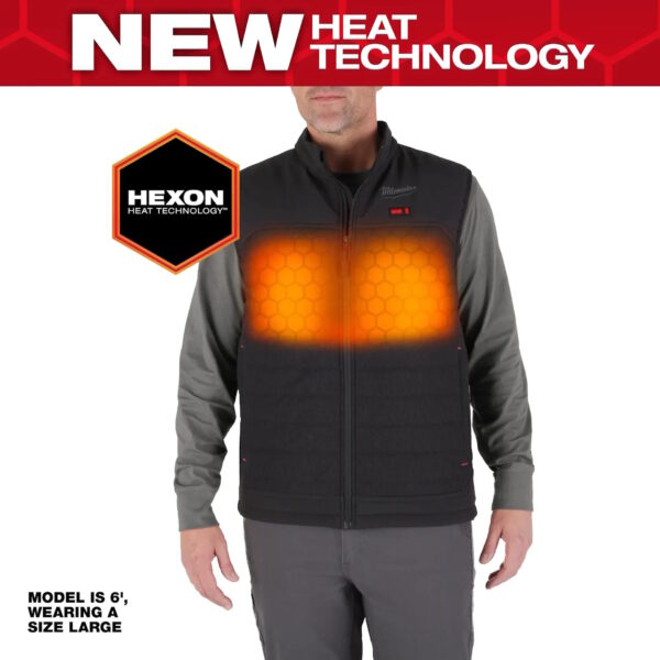 MILWAUKEE M300B-21XL M12™ Heated AXIS™ Vest Kit Black XL