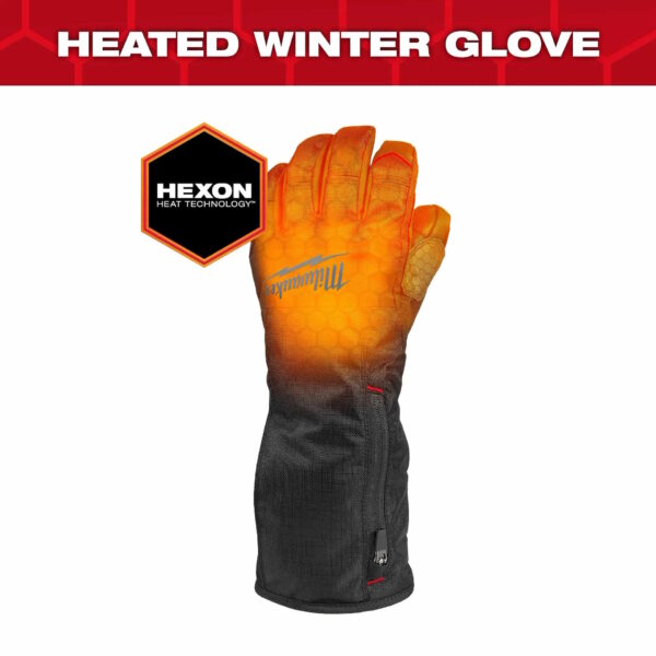 MILWAUKEE M700B-21M USB Rechargeable Heated Gloves Black Medium