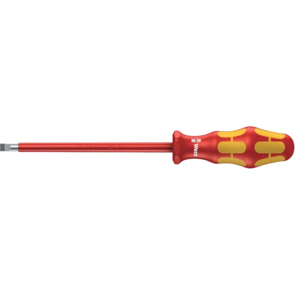WERA WER-006125 Insulated Slotted Screwdriver (Length 6") 1000V 168i