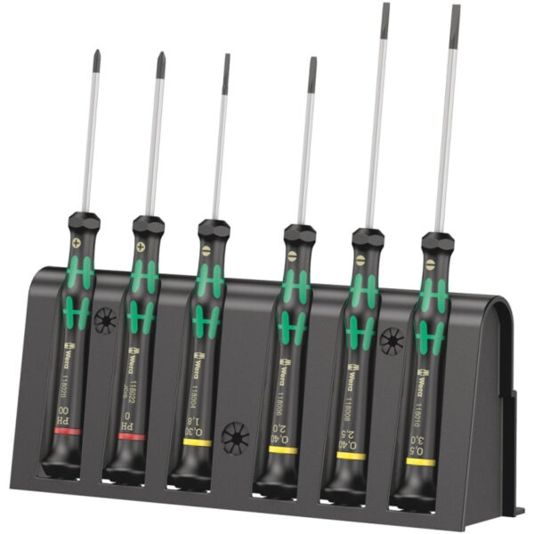 WERA WER-05118150001 6pc Screwdriver Set Micro Electronic