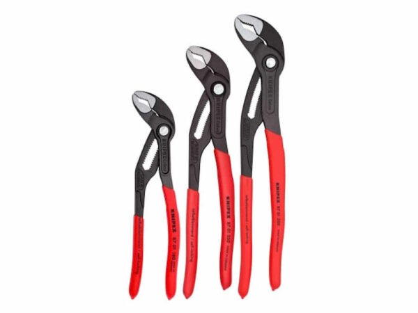 KNIPEX 00 20 06 US1 3 Pc Cobra Pliers Set 7", 10"&12"