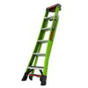 LITTLE GIANT 13906-373 Kombo 6' Industrial Fiberglass 3-in-1 Step Ladder NEW