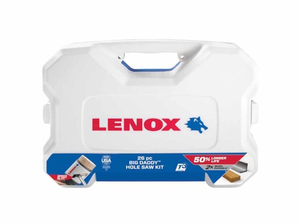 LENOX 308042000G Contractor's Big Daddy Speed Slot 26 Piece Hole Saw Kit