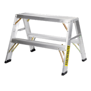 FEATHERLITE 3702 2' Sawhorse/Step Aluminum Ladder
