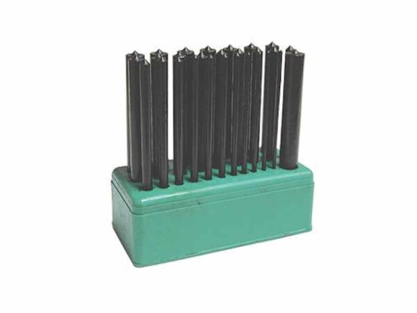 KAR 415099 Transfer Punch 33pc Set, 1/2"- 1" by 64ths, w/ Metal Index Storage
